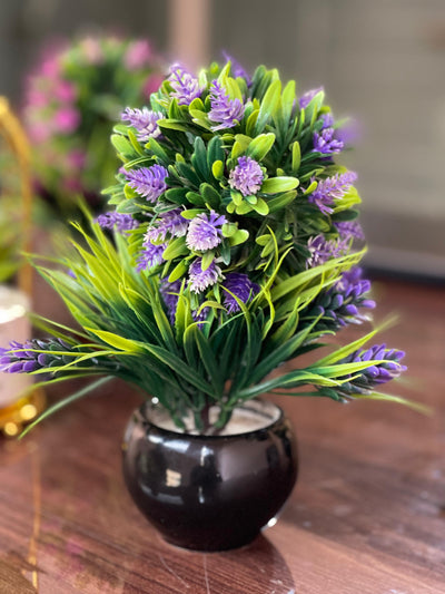 Artificial Potted Plants with Ceramic Planters